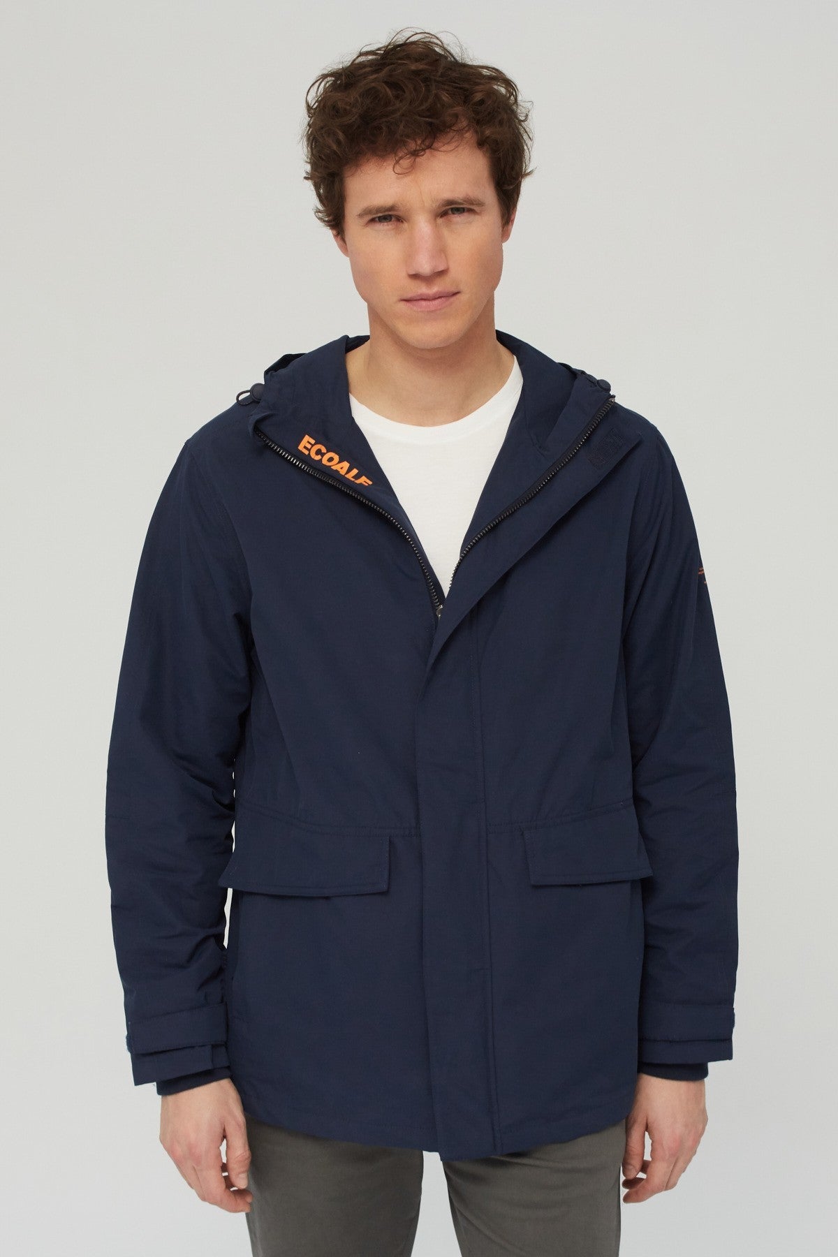Veste marine en coton bio et nylon recyclé - Junabee
