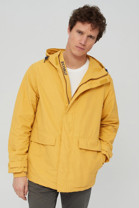 Veste jaune en coton bio et nylon recyclé - Junabee
