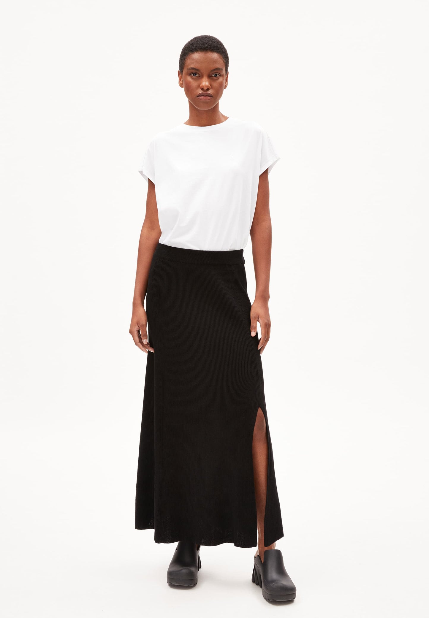 T-shirt ample en coton bio | blanc "inaara white"