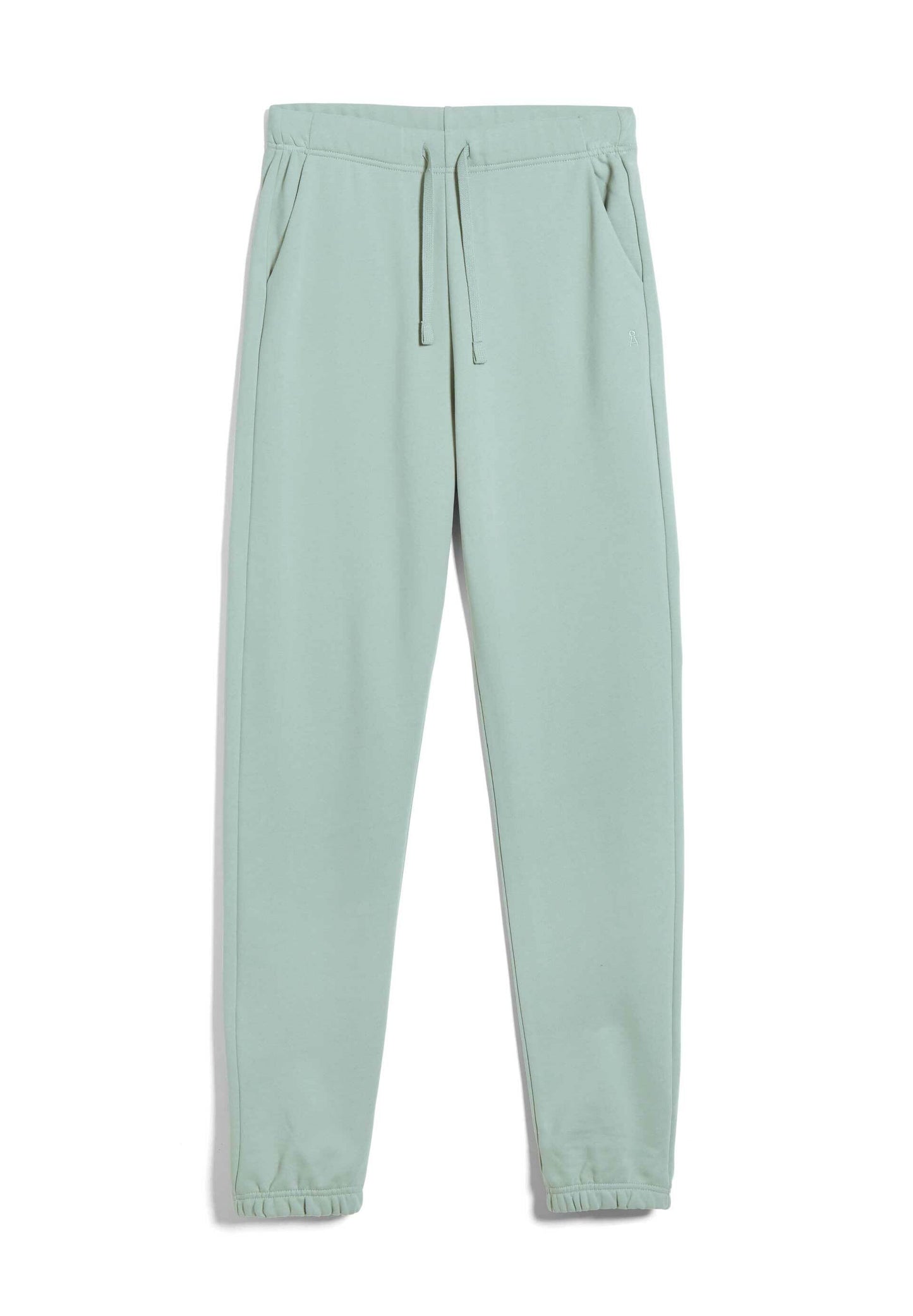 Pantalon de jogging vert d'eau en coton bio - IVAA sage green