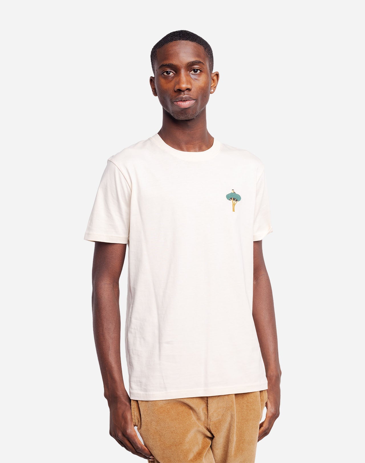 t-shirt en coton bio |  écru "contemplation"