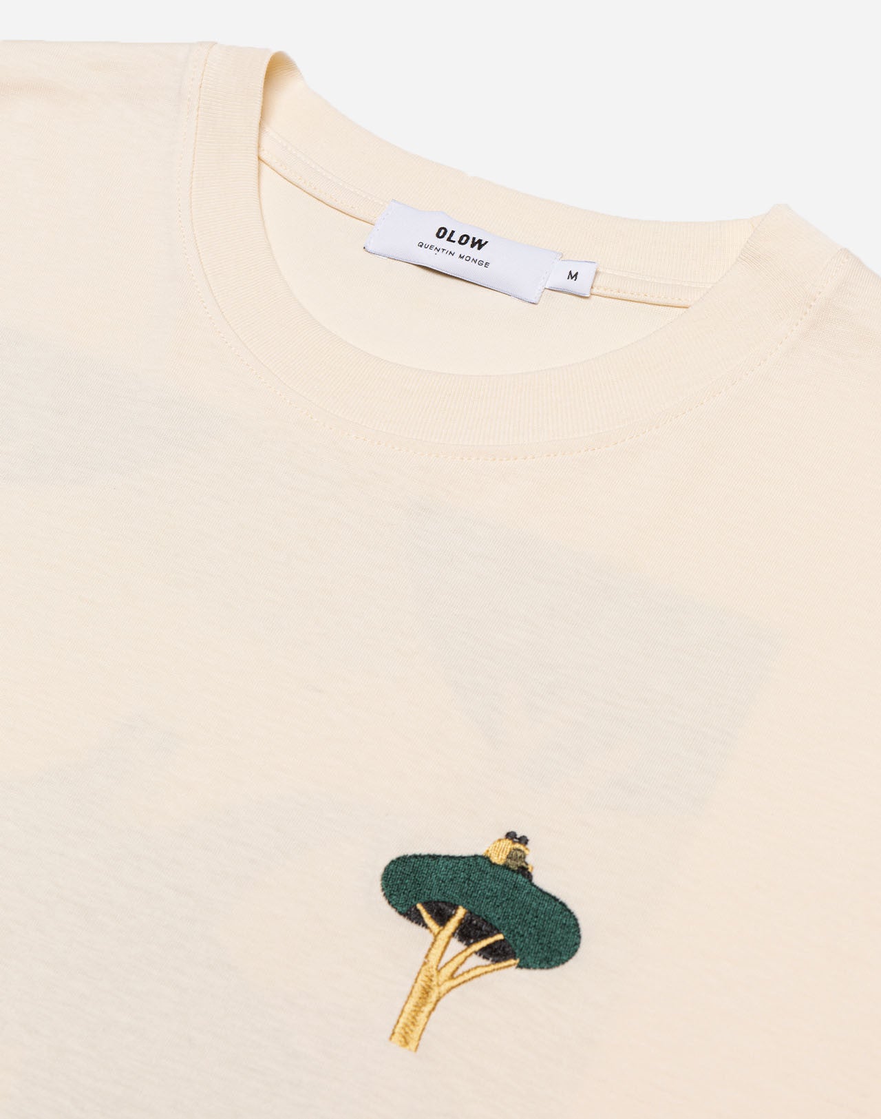 t-shirt en coton bio |  écru "contemplation"