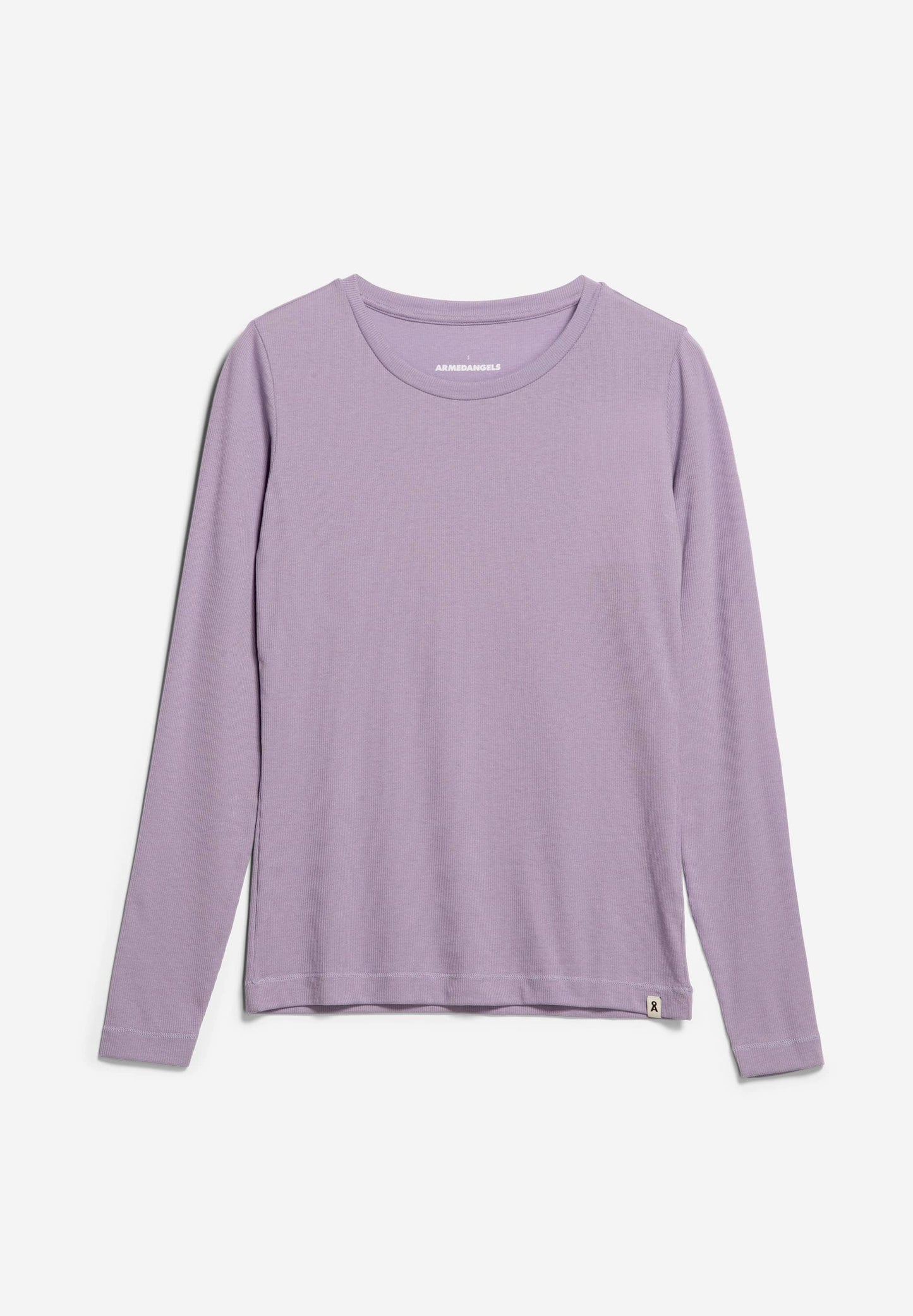 T-shirt manches longues en tencel et coton bio | Violet "jaaleaa light purple stone"