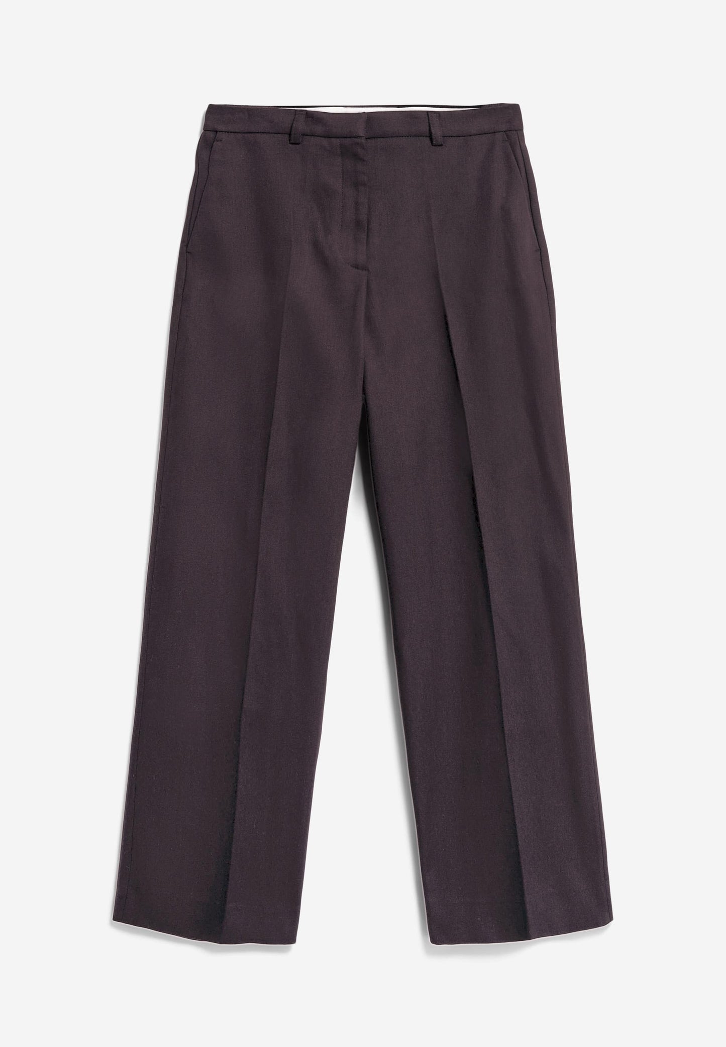 Pantalon 7/8 en coton bio | marron foncé "jaalma cool ash"