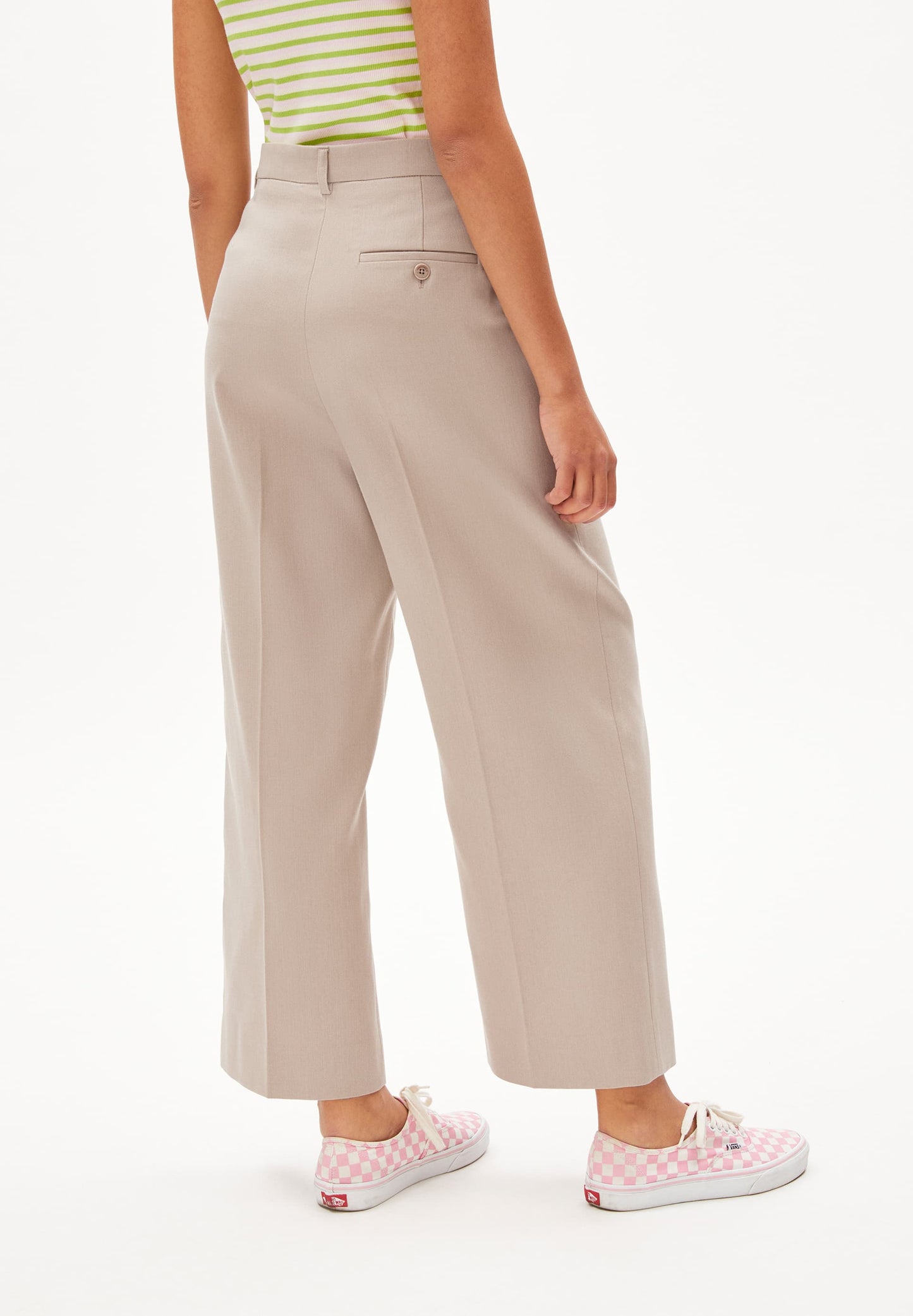 Pantalon 7/8 en coton bio | beige "jaalma sand stone"
