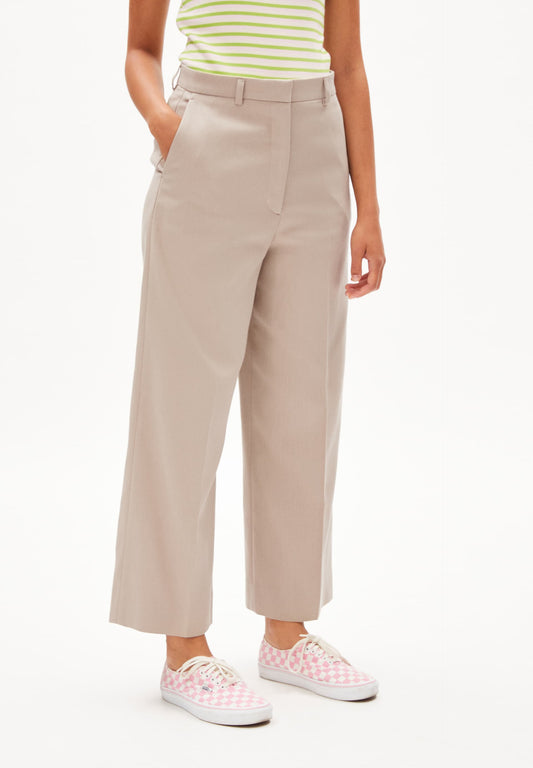 Pantalon 7/8 en coton bio | beige "jaalma sand stone"