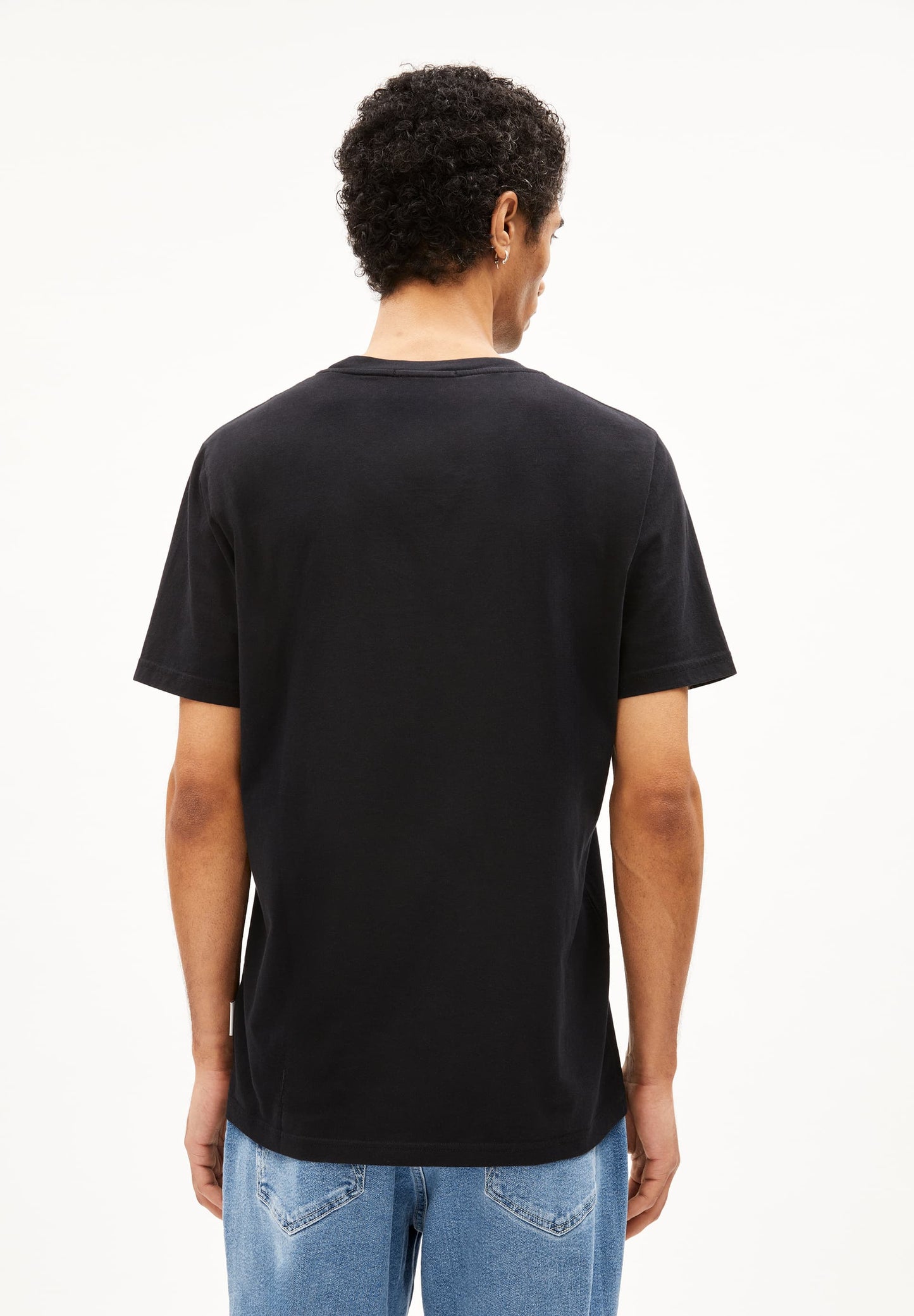 T-shirt en coton bio | Noir "jaames black"