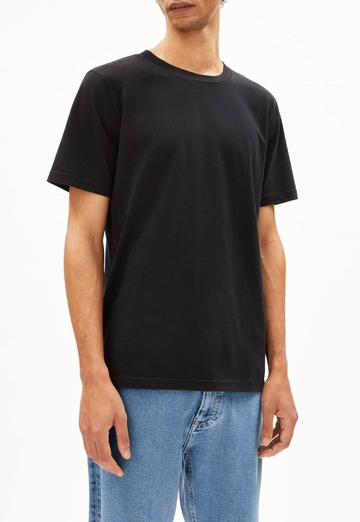 T-shirt en coton bio | Noir "jaames black"