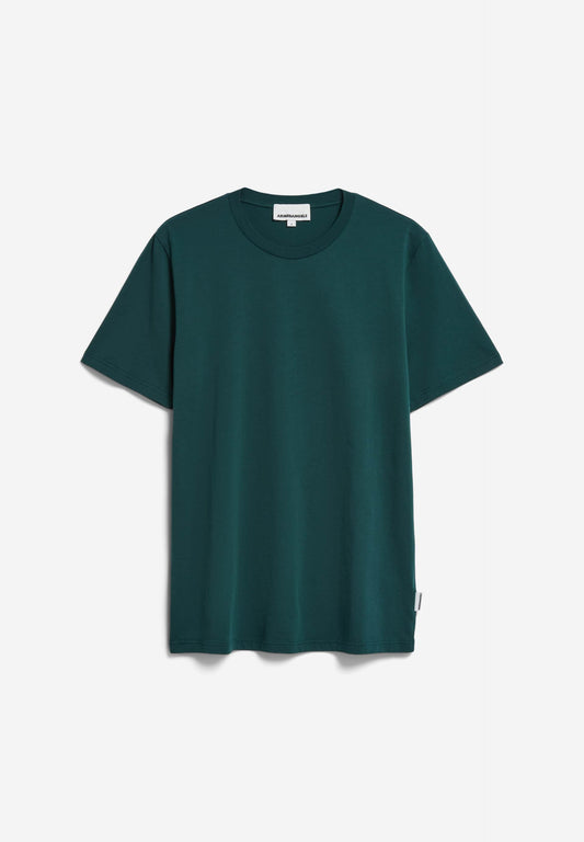 T-shirt en coton bio | vert "jaames deep teal"