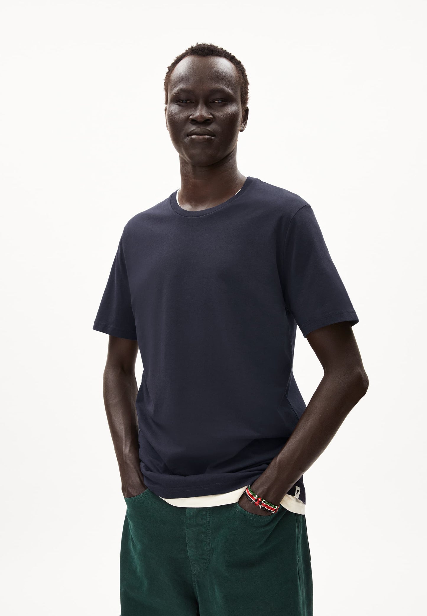 T-shirt en coton bio | Marine "jaames nightsky"