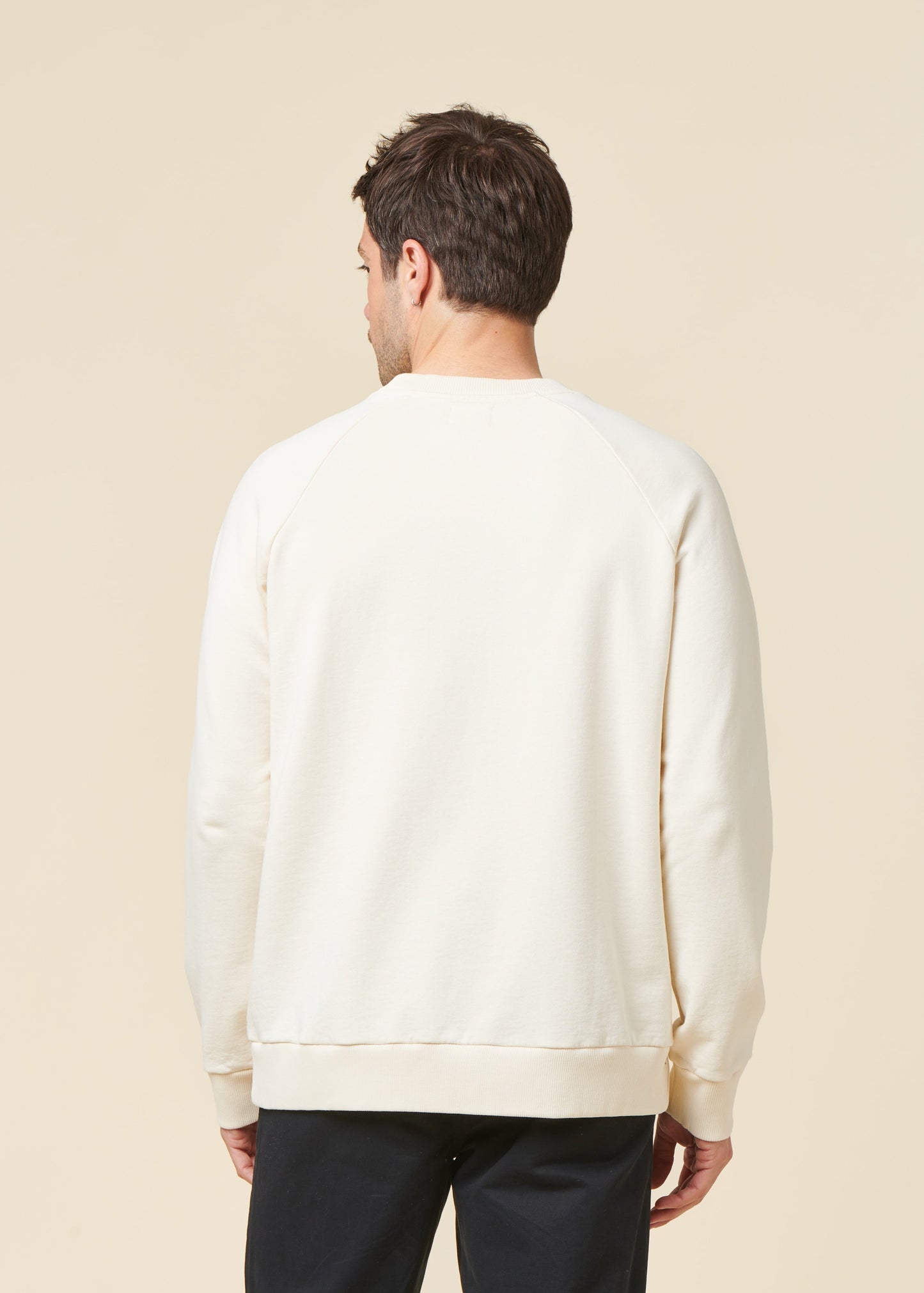 Pull en coton bio | écru "Calder - cream"
