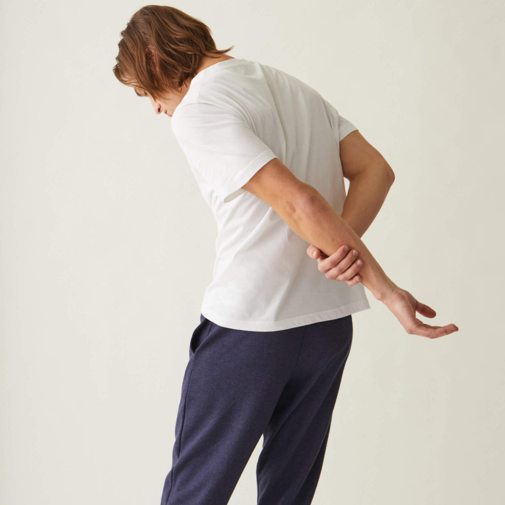 T-shirt en coton bio | blanc "jean plus"
