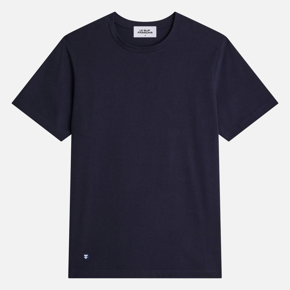 T-shirt made in France en coton bio | marine "jean plus"