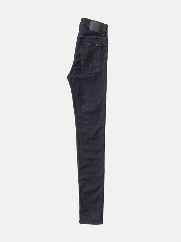 Jean skinny taille haute brut coton bio - Hightop Tilde dark blue