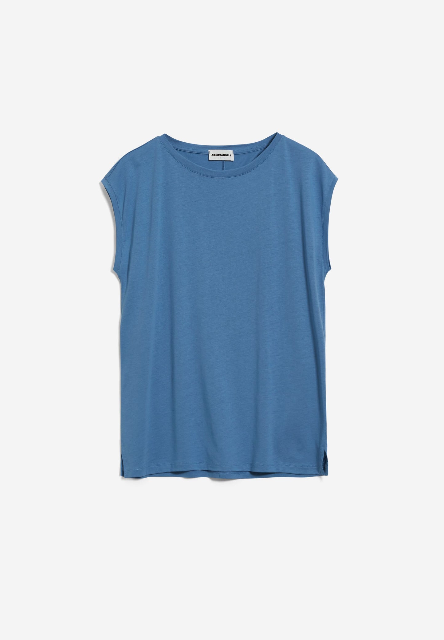 T-shirt bleu en tencel et coton bio - jilaa cloudbusting