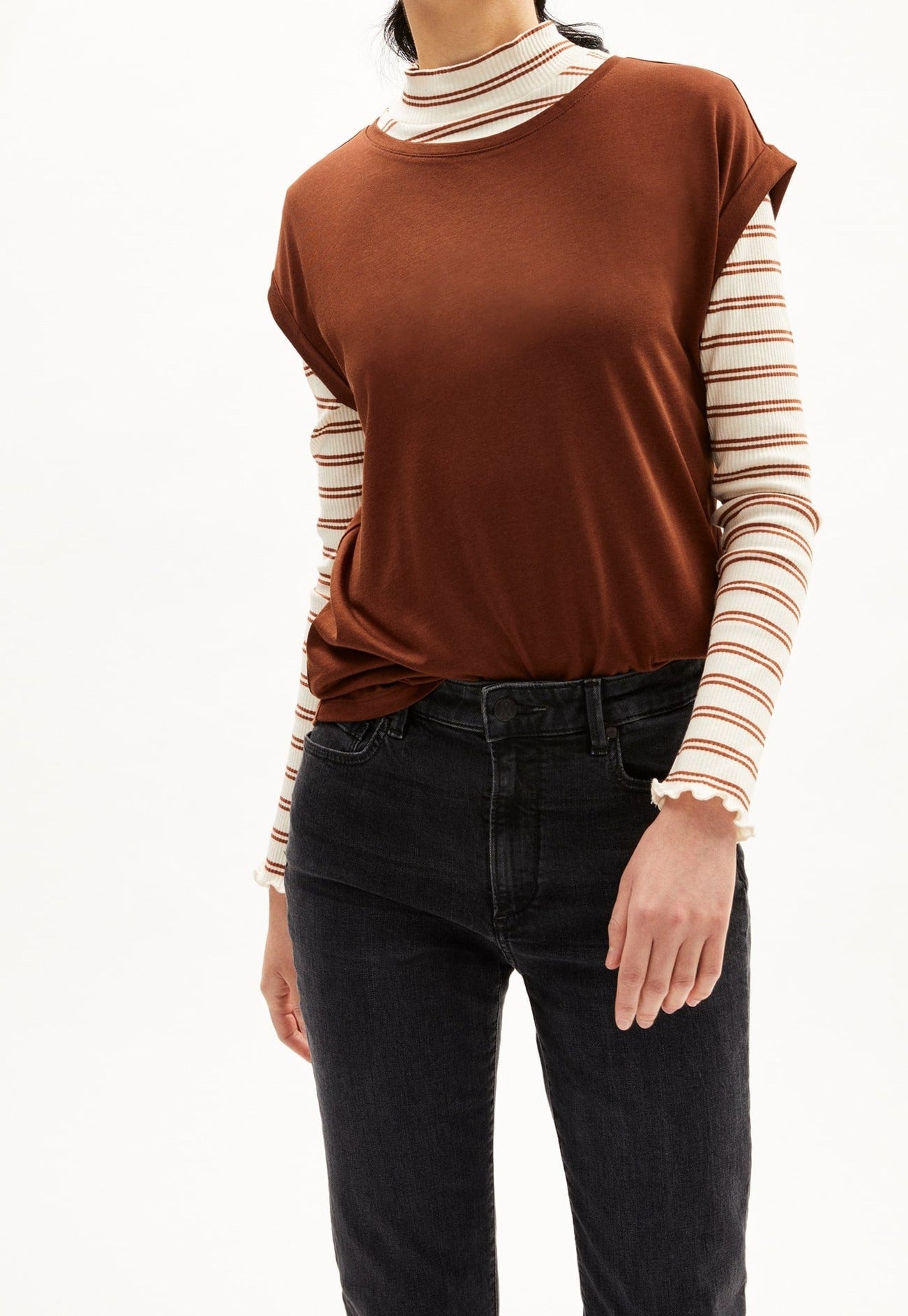 T-shirt en tencel et coton bio | Cacao "jilaana cacao"