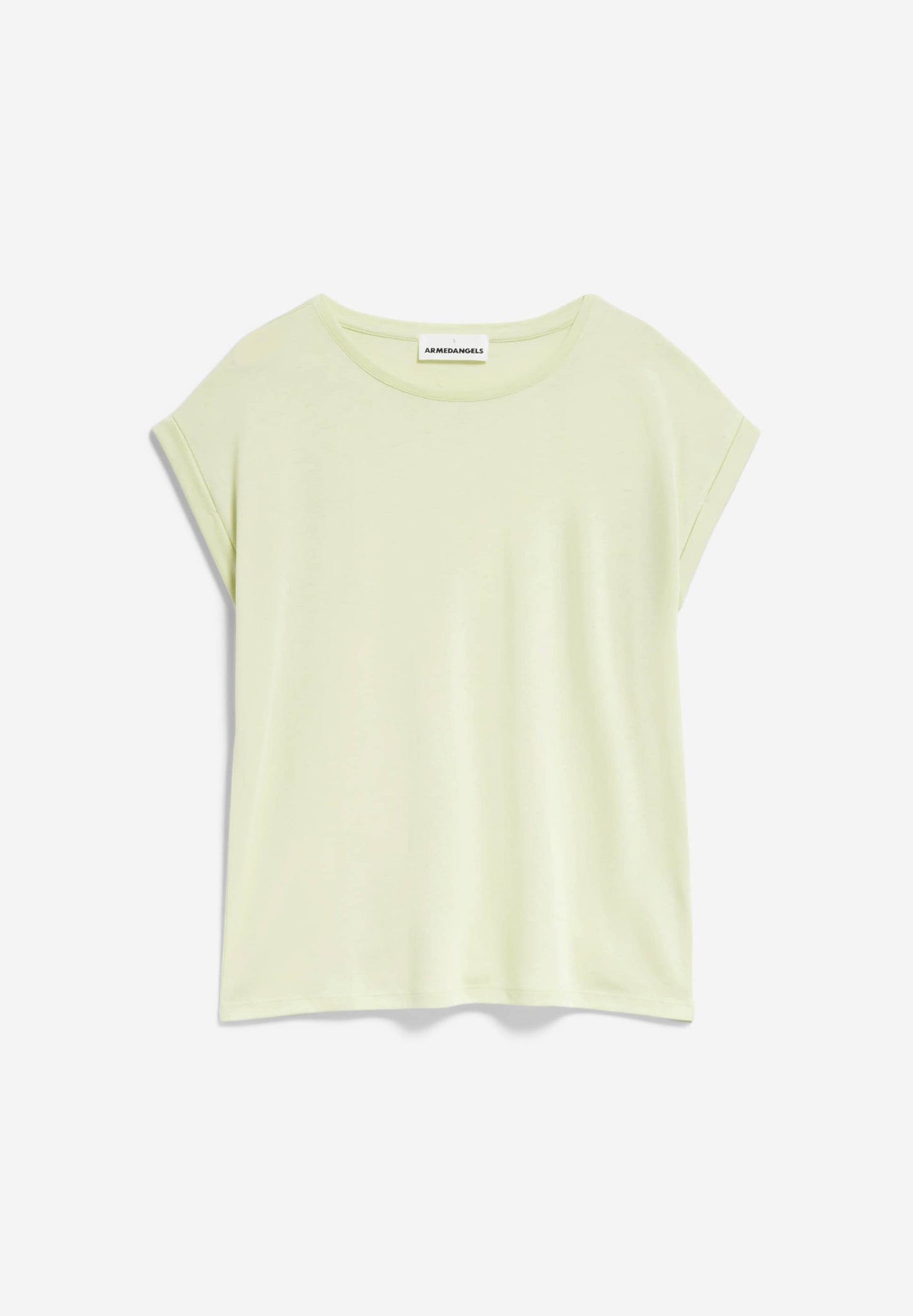 T-shirt en tencel et coton bio | vert "jilaana pastel green"