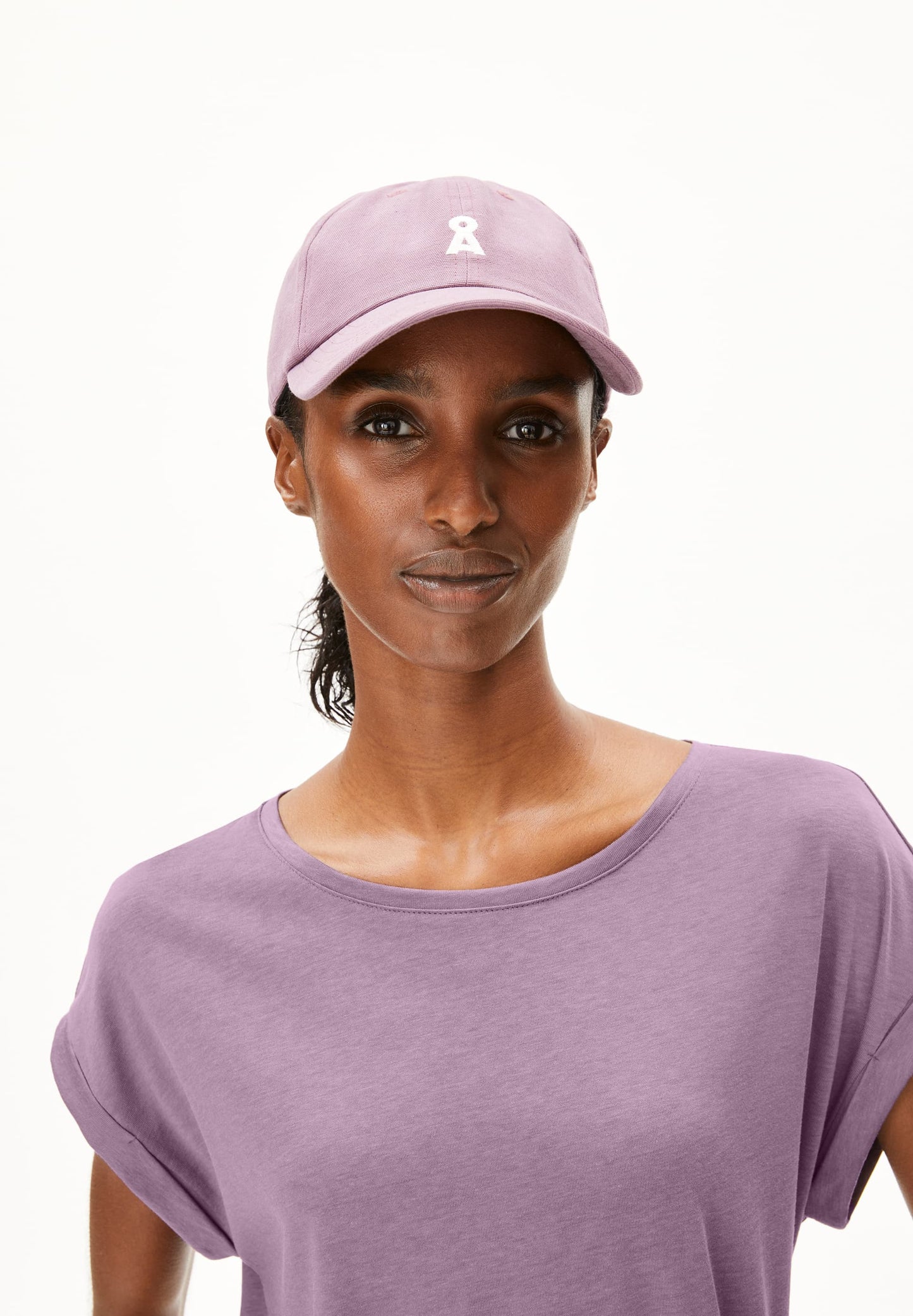 T-shirt en coton biologique | orange "Jilaana - sunset sky"
