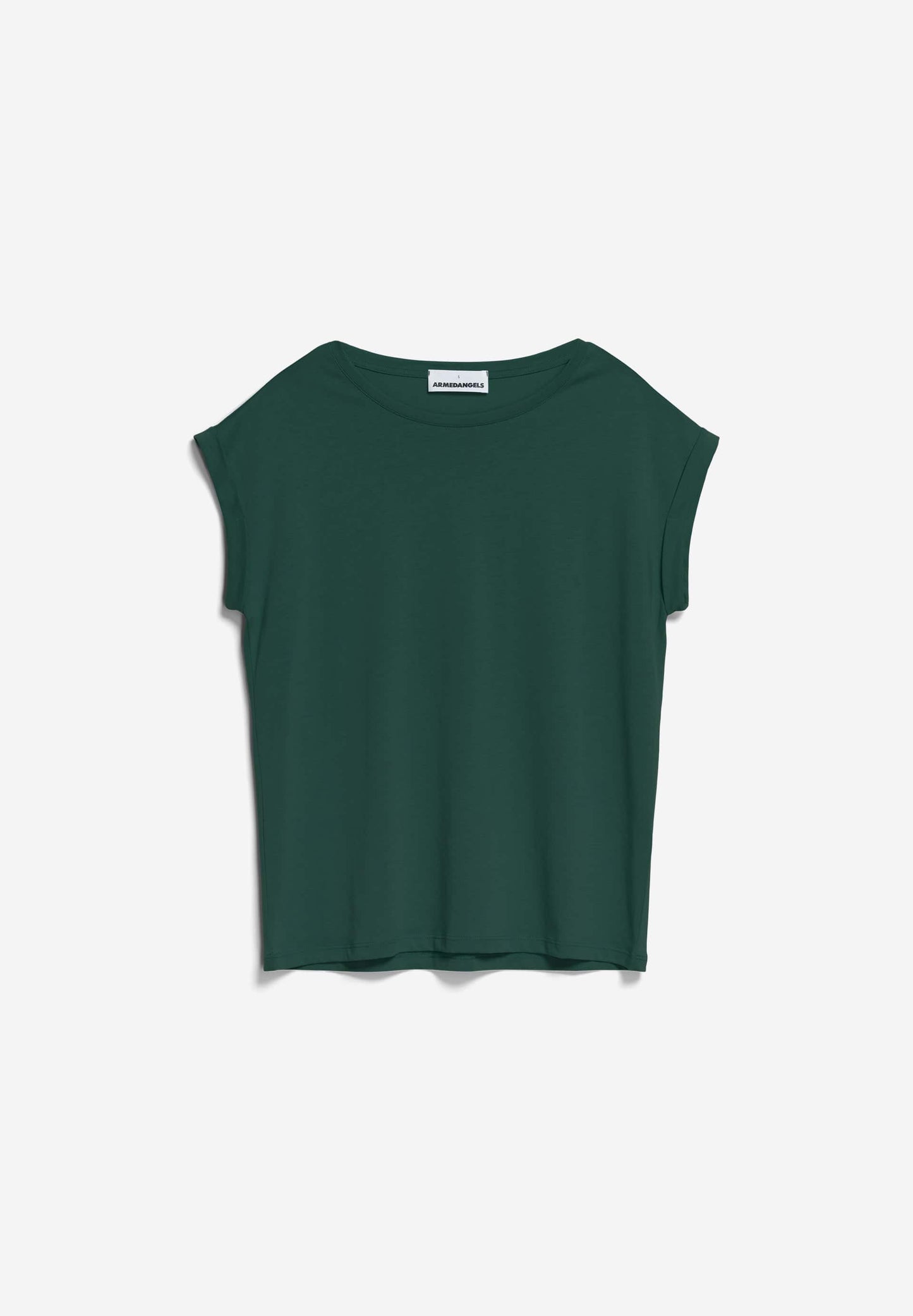 T-shirt en tencel et coton bio | vert "jilaana teal stone"
