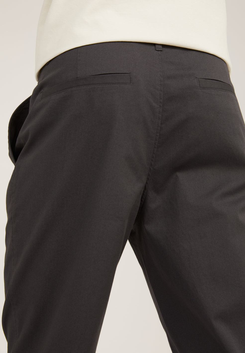 Pantalon à pinces noir en lenzing - Jontaa