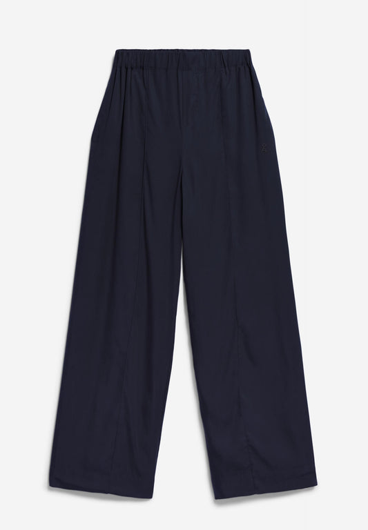 Pantalon ample en tencel et ecovero | Marine "jonvaalie night sky"