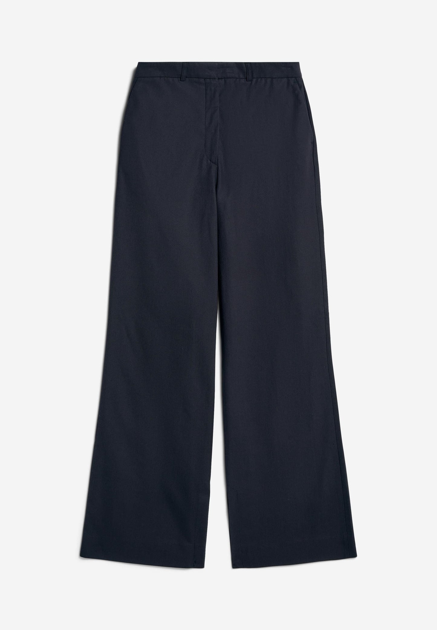 Pantalon de tailleur en coton bio | Marron foncé "jumaa cool ash"