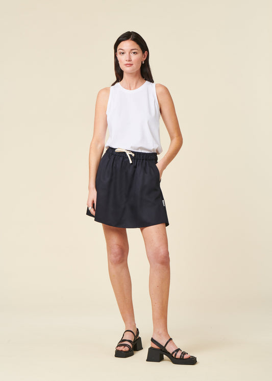 Jupe en tencel | marine "nikkiaa - night sky"
