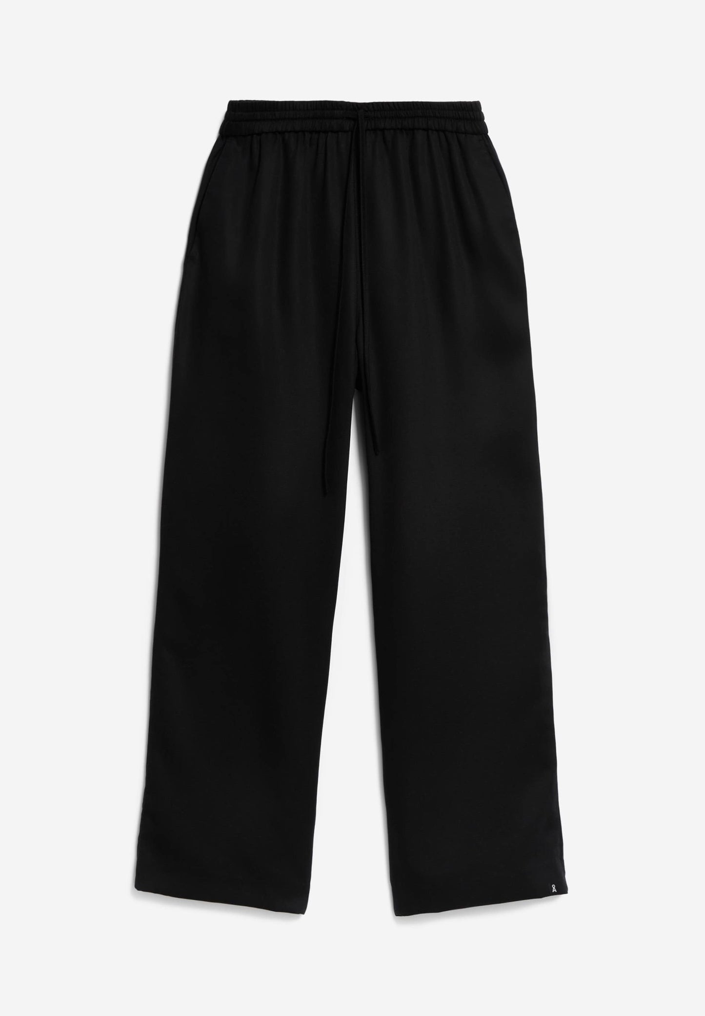 Pantalon droit en tencel refibra | Noir "kaadia tapered black"