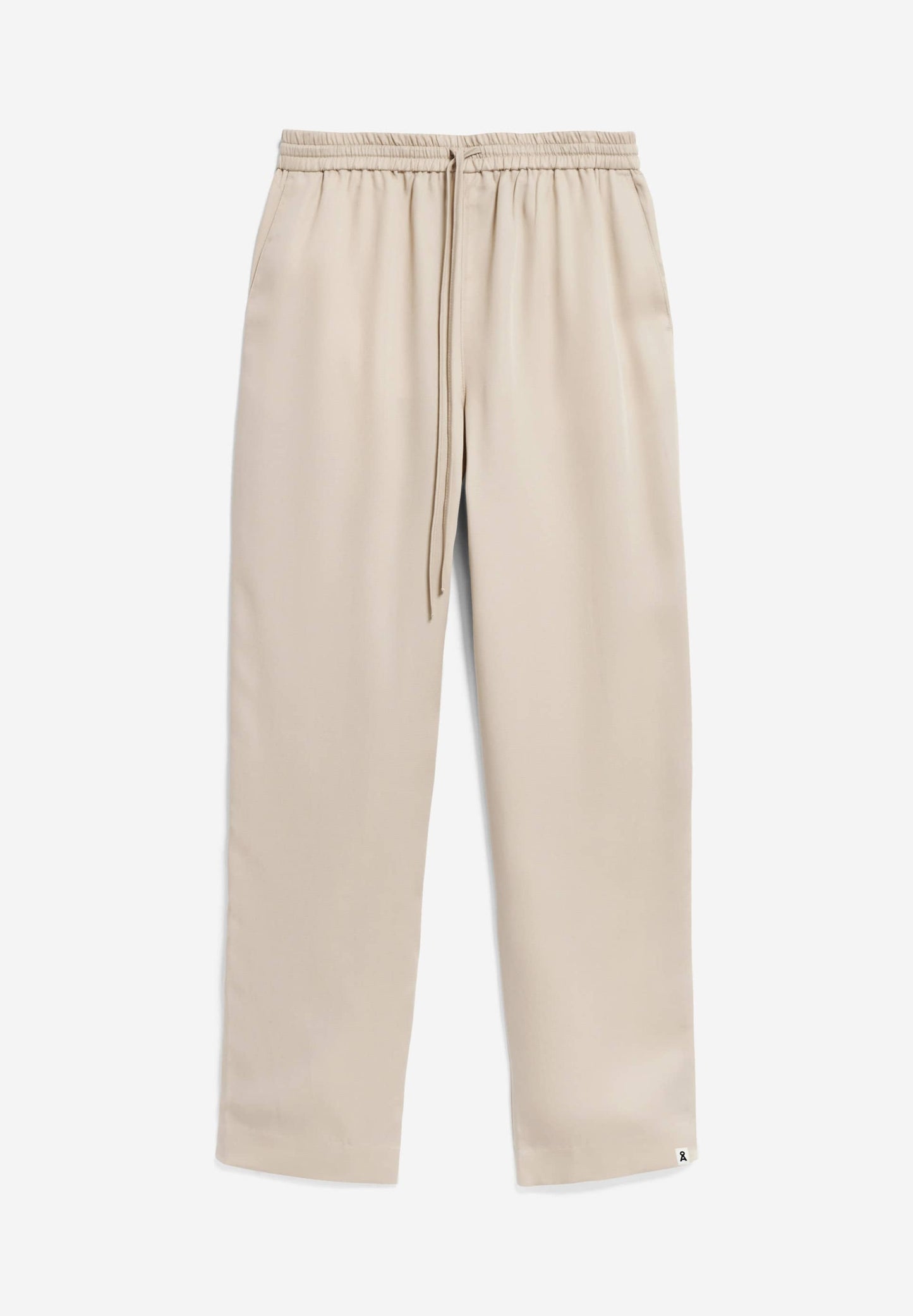 Pantalon droit en tencel refibra | beige "kaadia tapered sand stone"