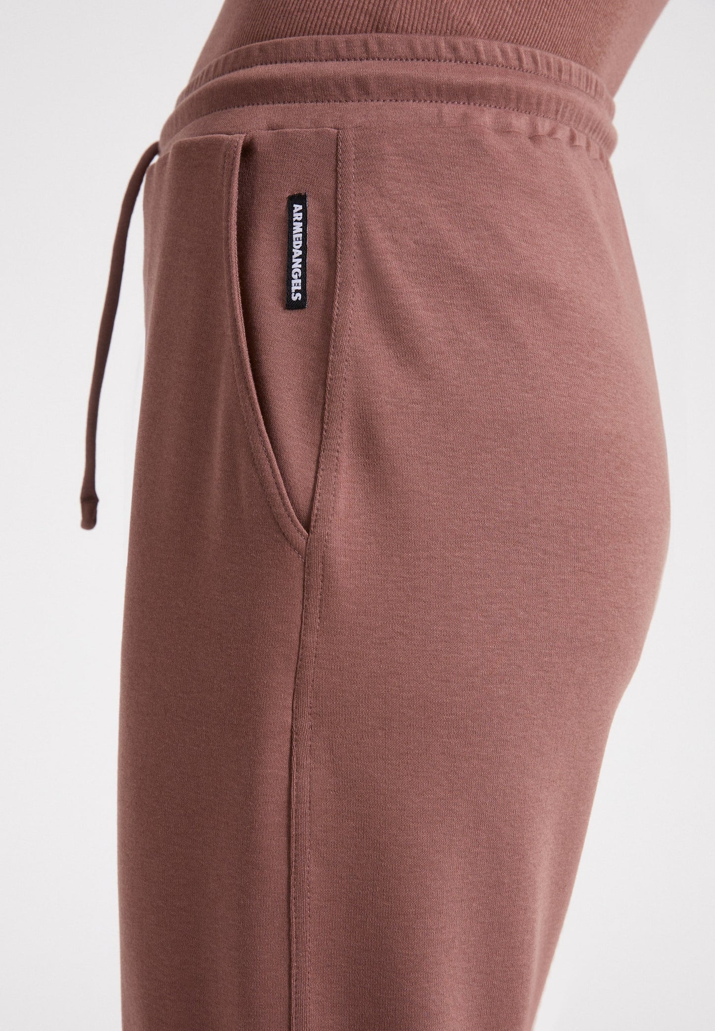 Pantalon de jogging vieux rose en tencel et coton bio - KAAIA dusty rose