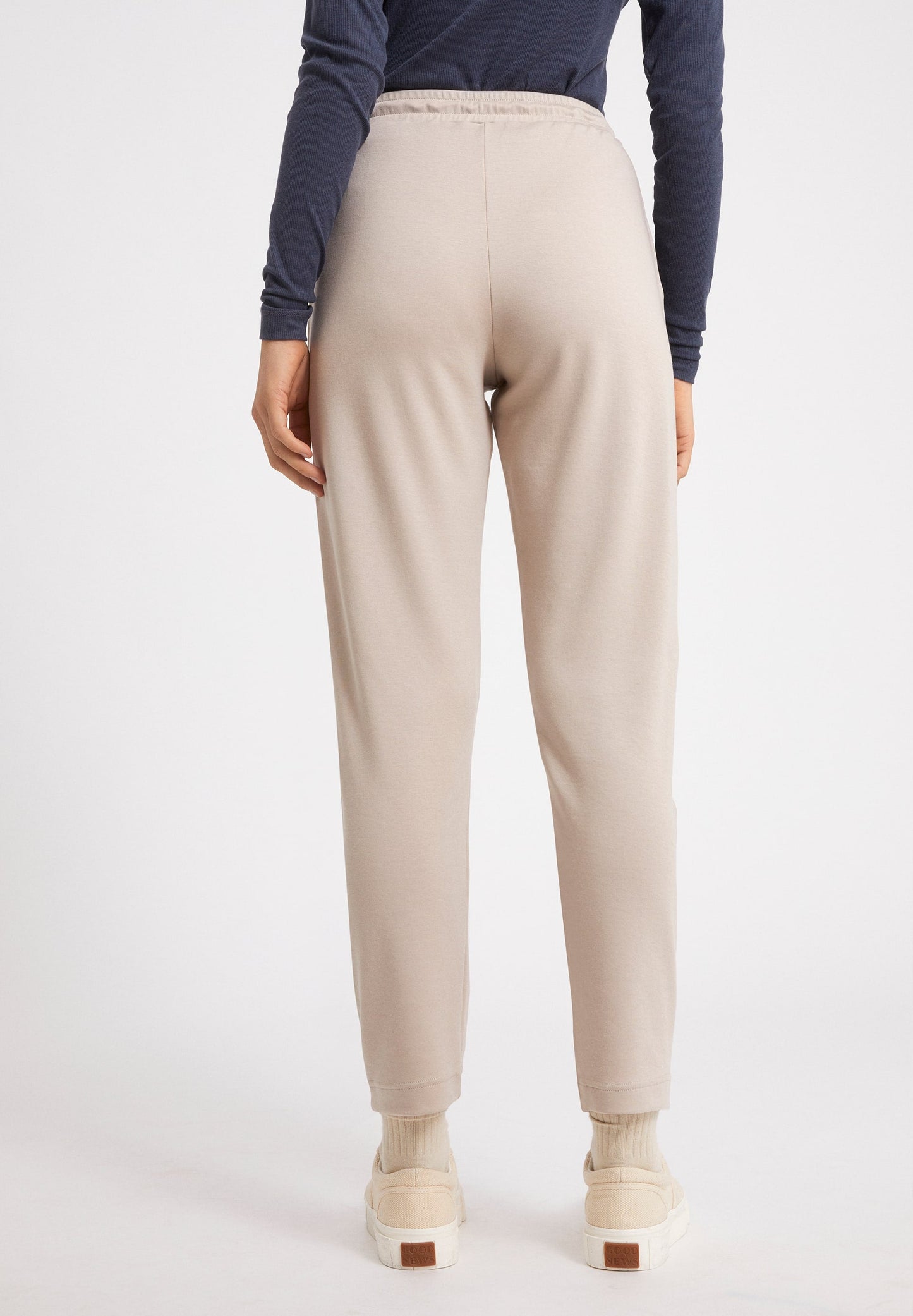 Pantalon de jogging beige en tencel et coton bio - kaaia light desert