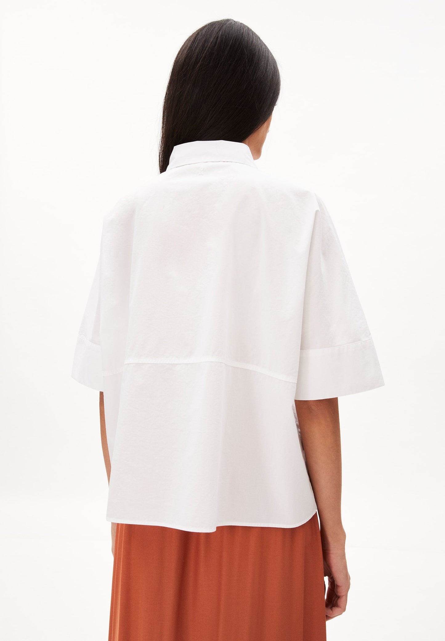 Blouse ample en coton bio - kaaley white