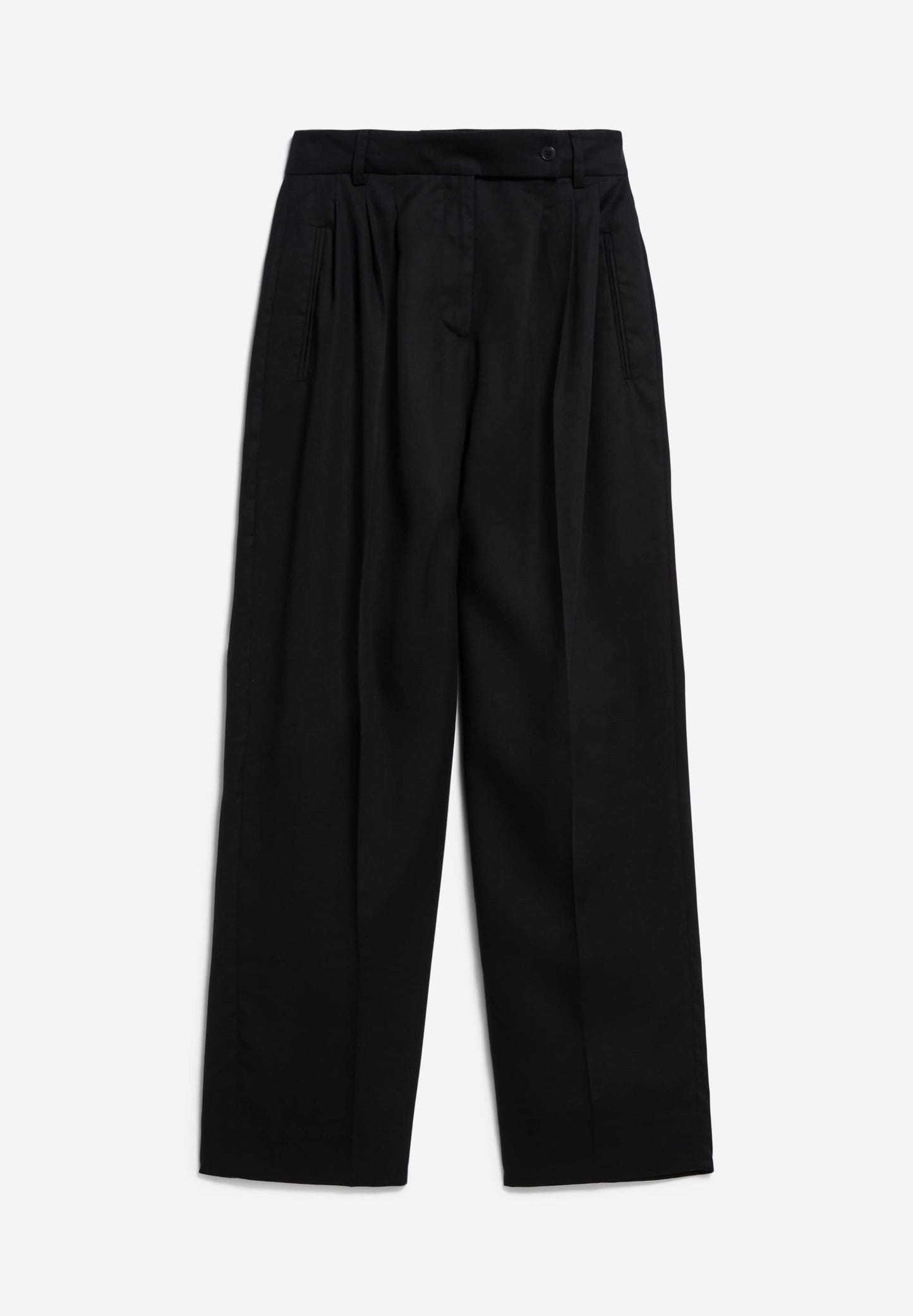 Pantalon ample à pinces en tencel | noir "kaayah black"