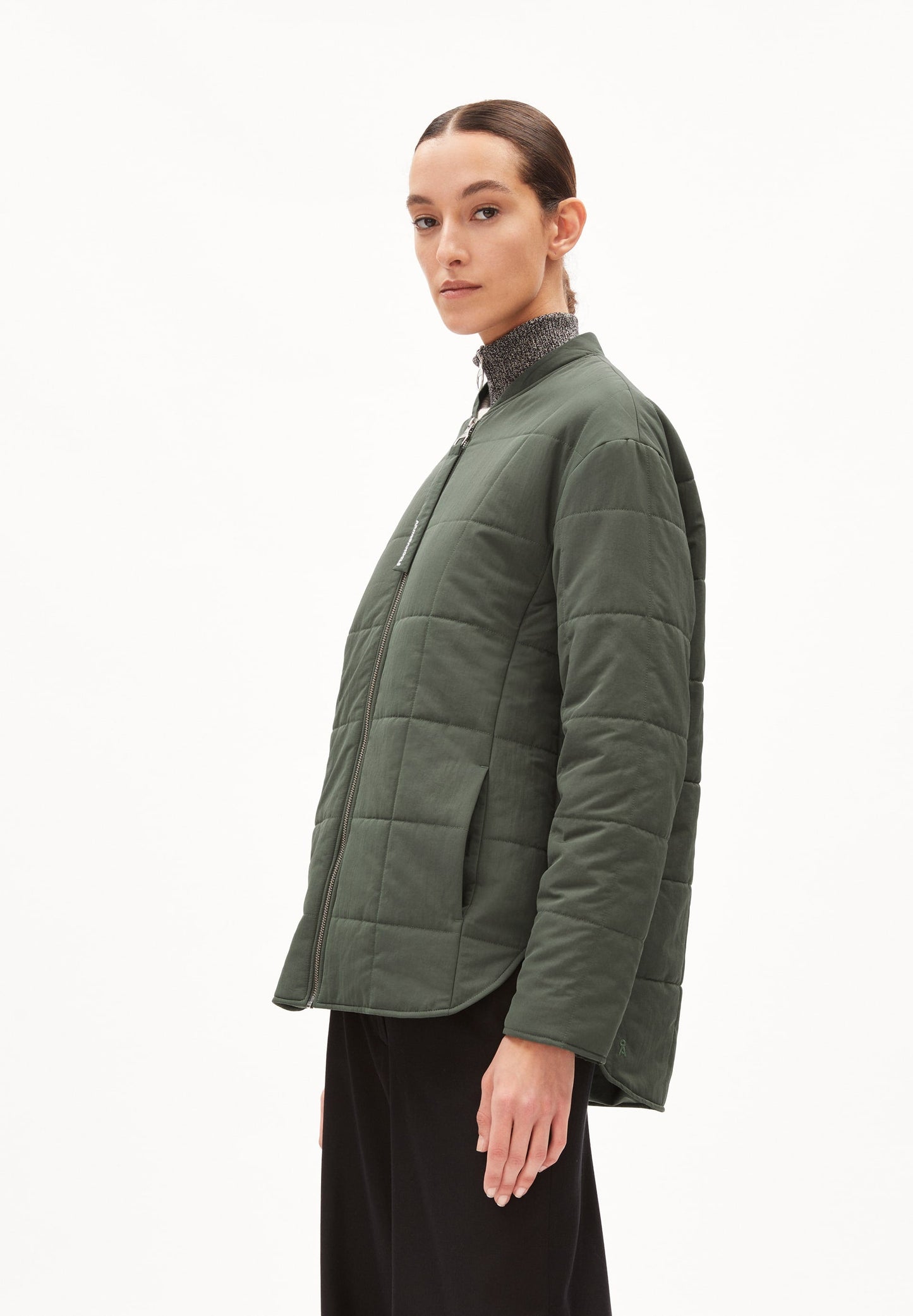 Blouson matelassé en recyclé | kaki "kameiaa - boreal green"