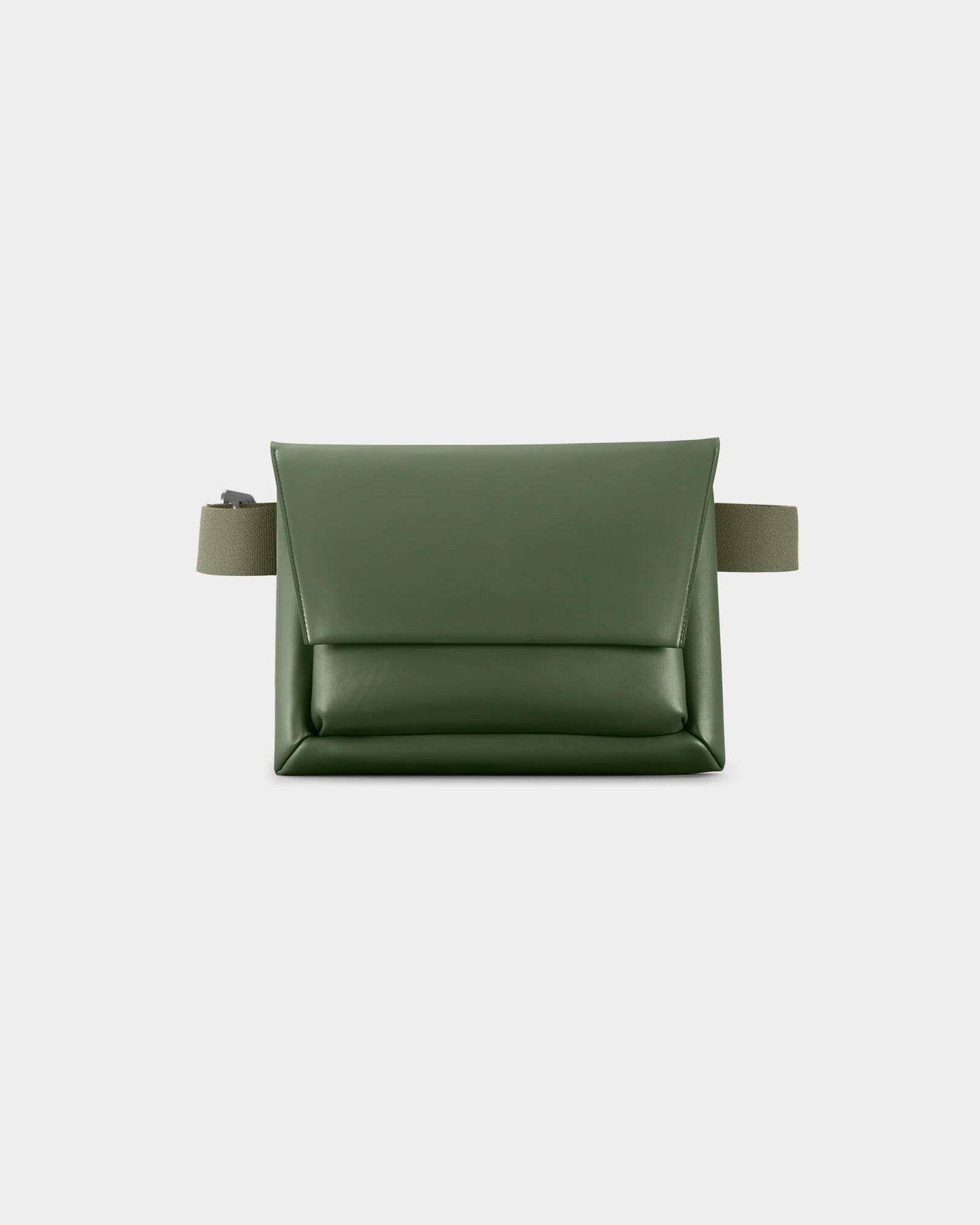 Banane kaki en recyclé - kangaroo belt bag regular - forest