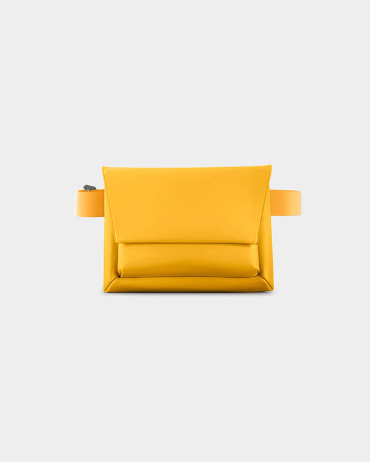 Banane jaune en recyclé - kangaroo belt bag regular - yellow