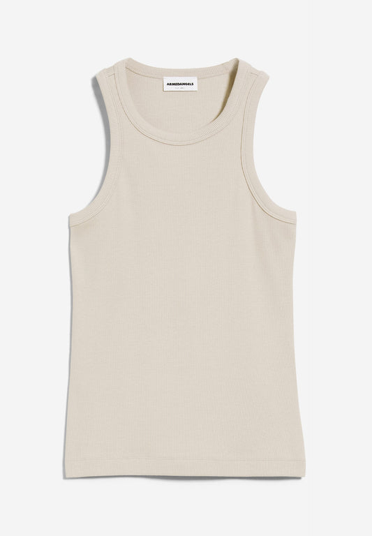 Débardeur beige en coton bio - kanitaa light desert