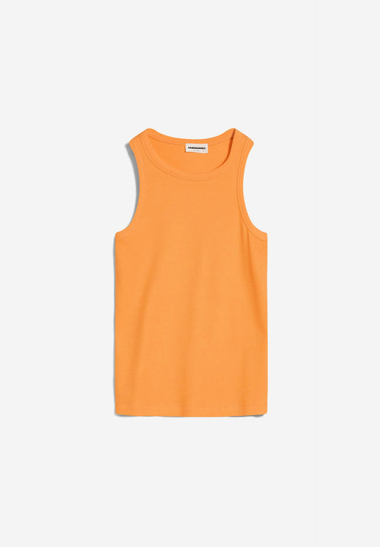 Débardeur orange en coton bio - kanitaa mangorange