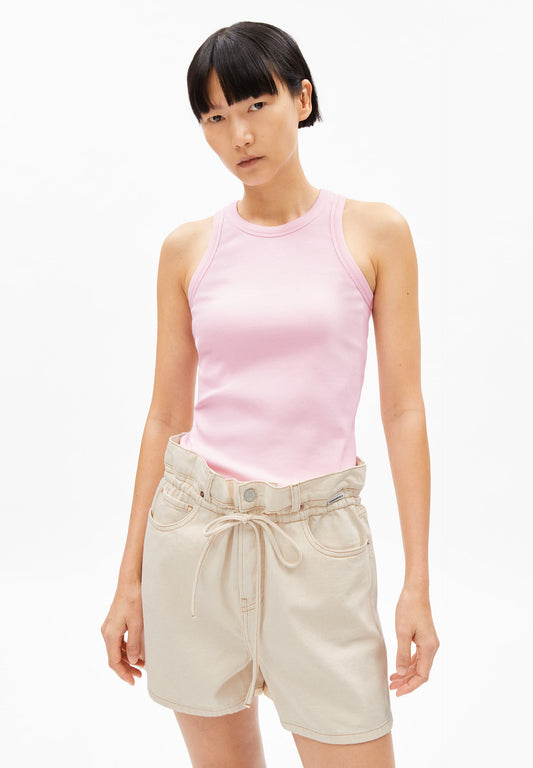 Débardeur en coton bio | rose "Kanitaa - peony"