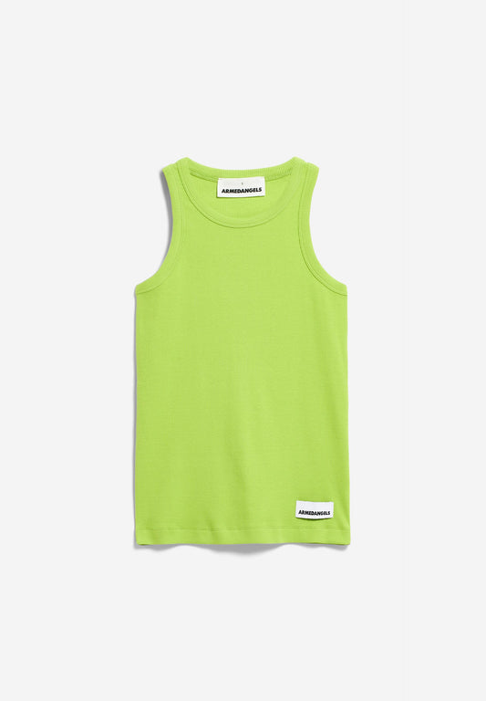 Débardeur en coton bio | vert "kanitaa super lime"
