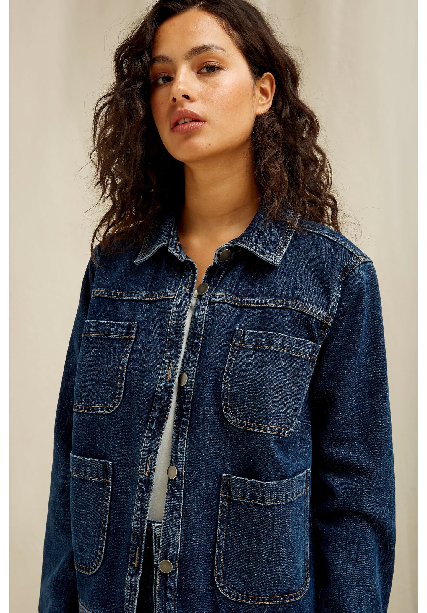 Veste en jean en coton bio - Kelia