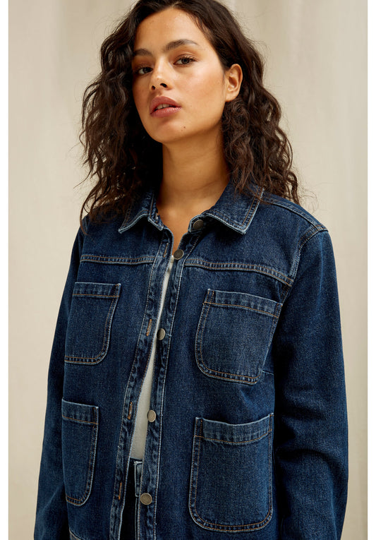 Veste en jean en coton bio - Kelia