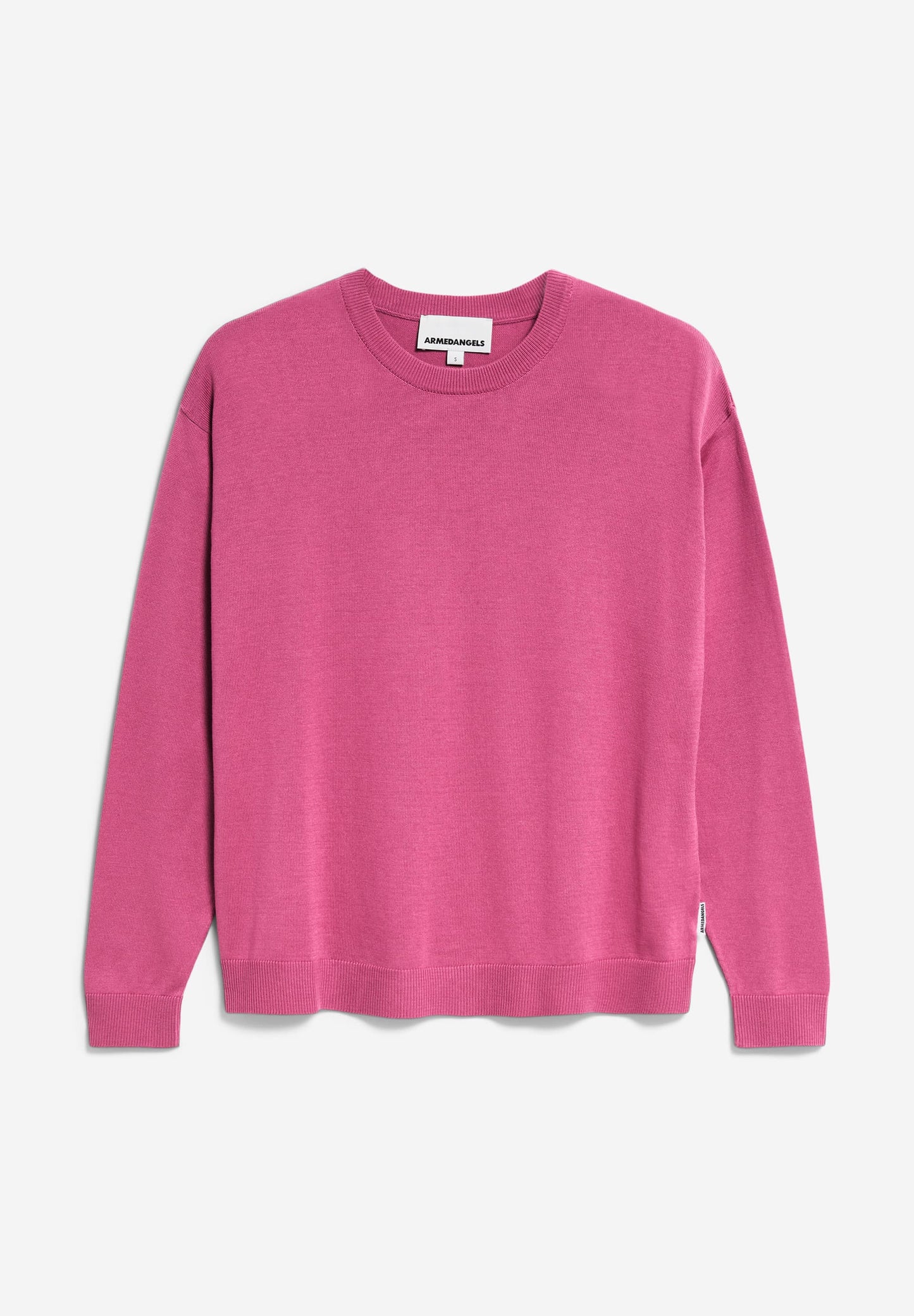 pull léger en coton bio | rose "larunaa - crushed berry"