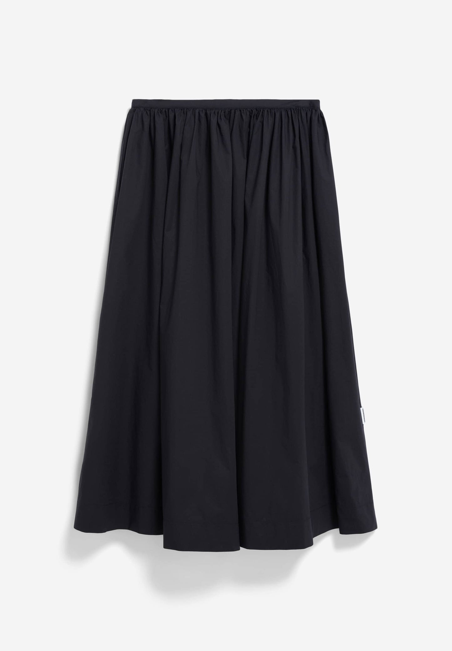 Jupe tissée en coton bio  | noir "lanilaar - black"