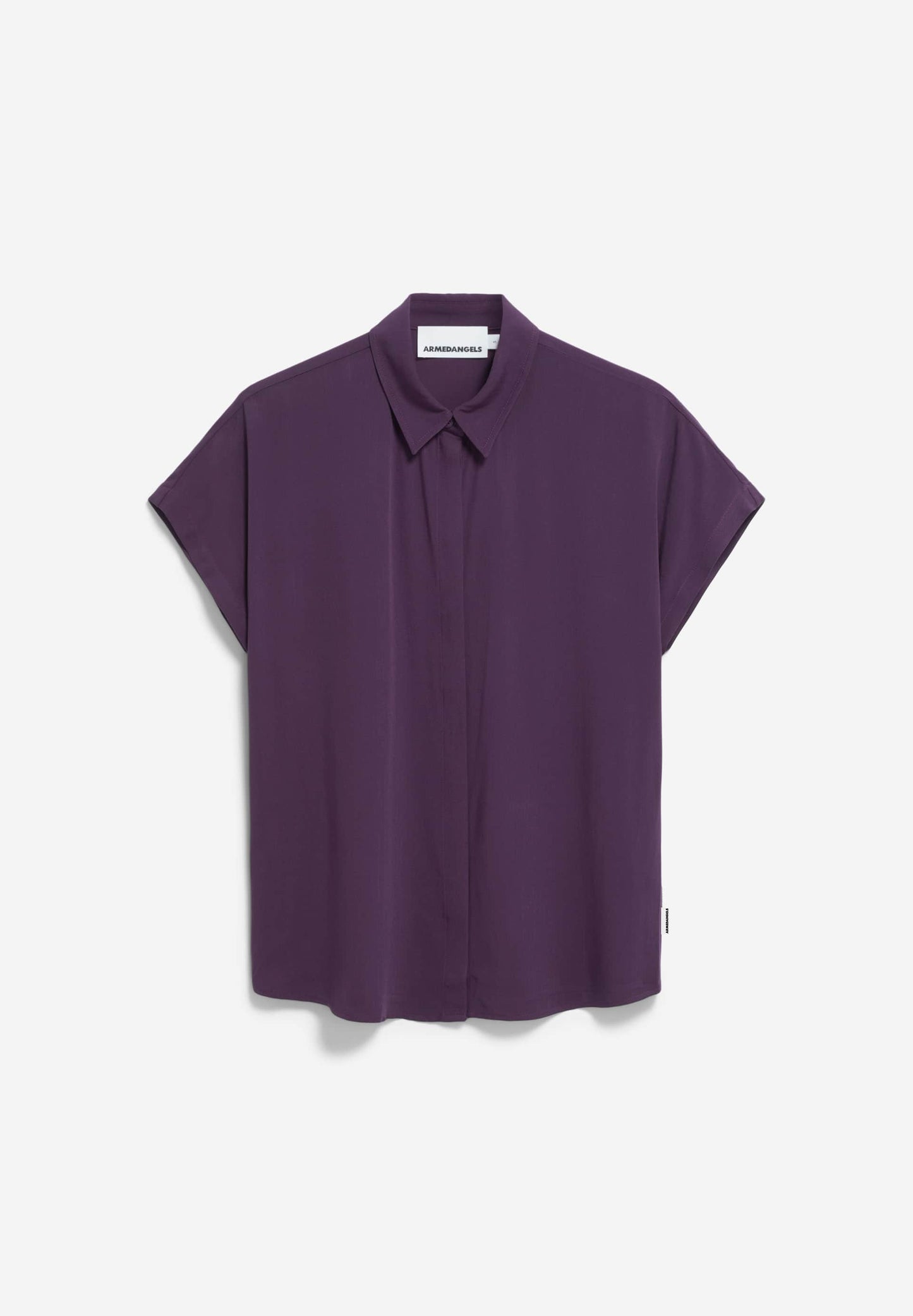 Blouse en viscose | Violet "laarisana - vivid voilet"