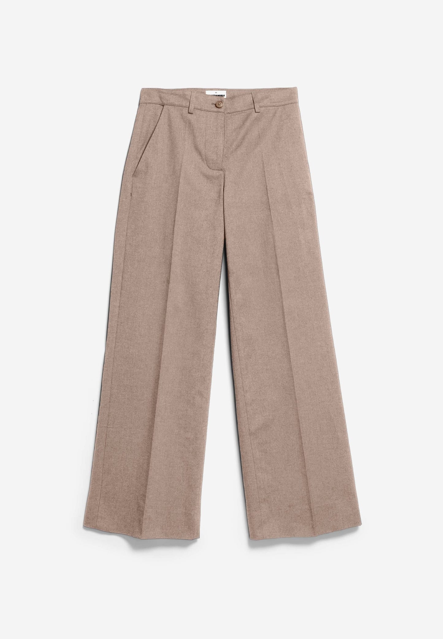 Pantalon tailleur en coton bio | beige "leandraa handraa light caramel"