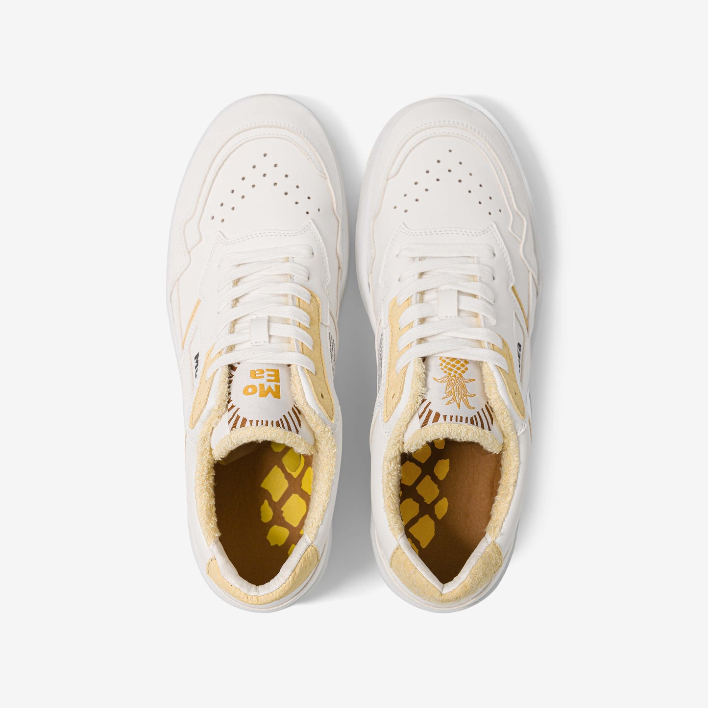 Baskets vegan en matière végétale | Jaune "gen 1 pineapple light yellow"