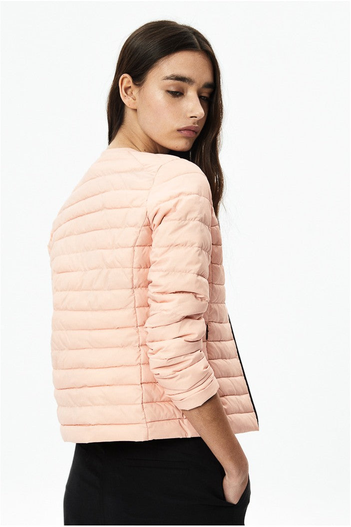 Doudoune rose pâle en nylon recyclé - Usuahia