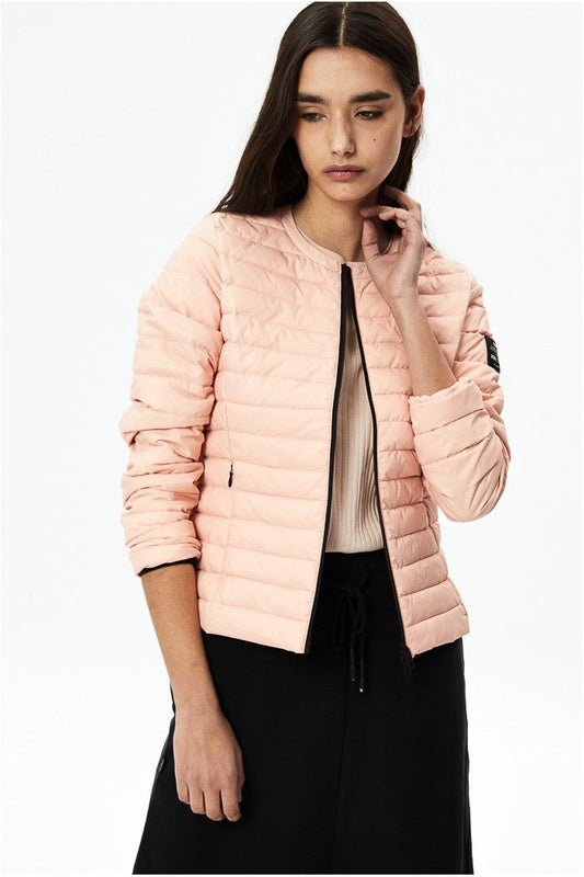 Doudoune rose pâle en nylon recyclé - Usuahia