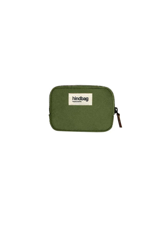 Porte-monnaie en coton bio | olive "lili olive"